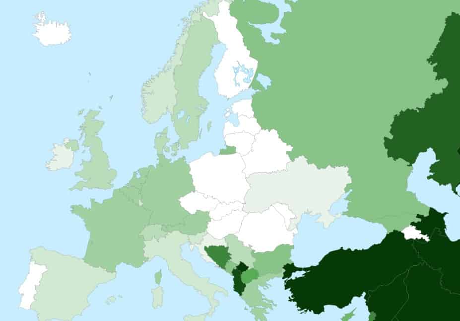 Detail Peta Benua Eropa Nomer 45