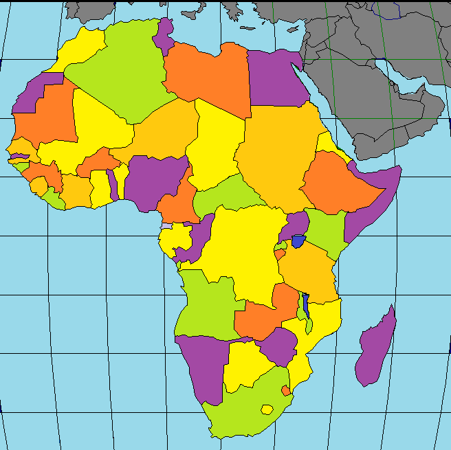 Detail Peta Buta Benua Afrika Nomer 7