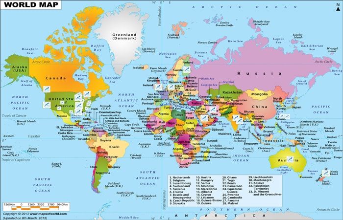 Detail Peta Buta Dunia Nomer 34