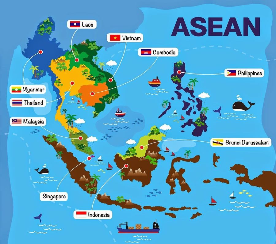 Detail Peta Dunia Asia Tenggara Nomer 22