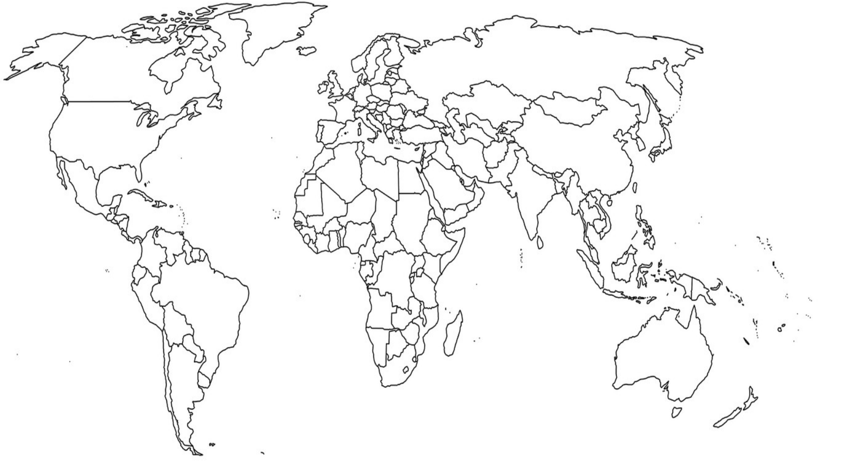 Detail Peta Dunia Hd Hitam Putih Nomer 33