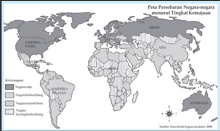 Detail Peta Dunia Negara Maju Dan Berkembang Nomer 2