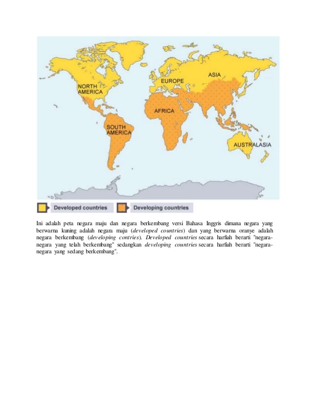 Detail Peta Dunia Negara Maju Dan Berkembang Nomer 38