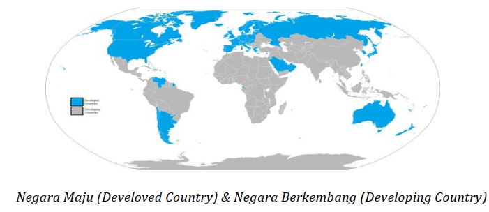 Detail Peta Dunia Negara Maju Dan Berkembang Nomer 52
