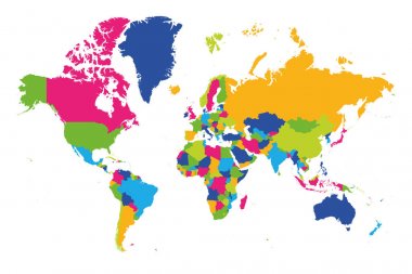 Detail Peta Dunia Simple Nomer 38