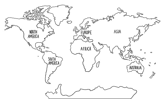 Detail Peta Dunia Simple Nomer 43