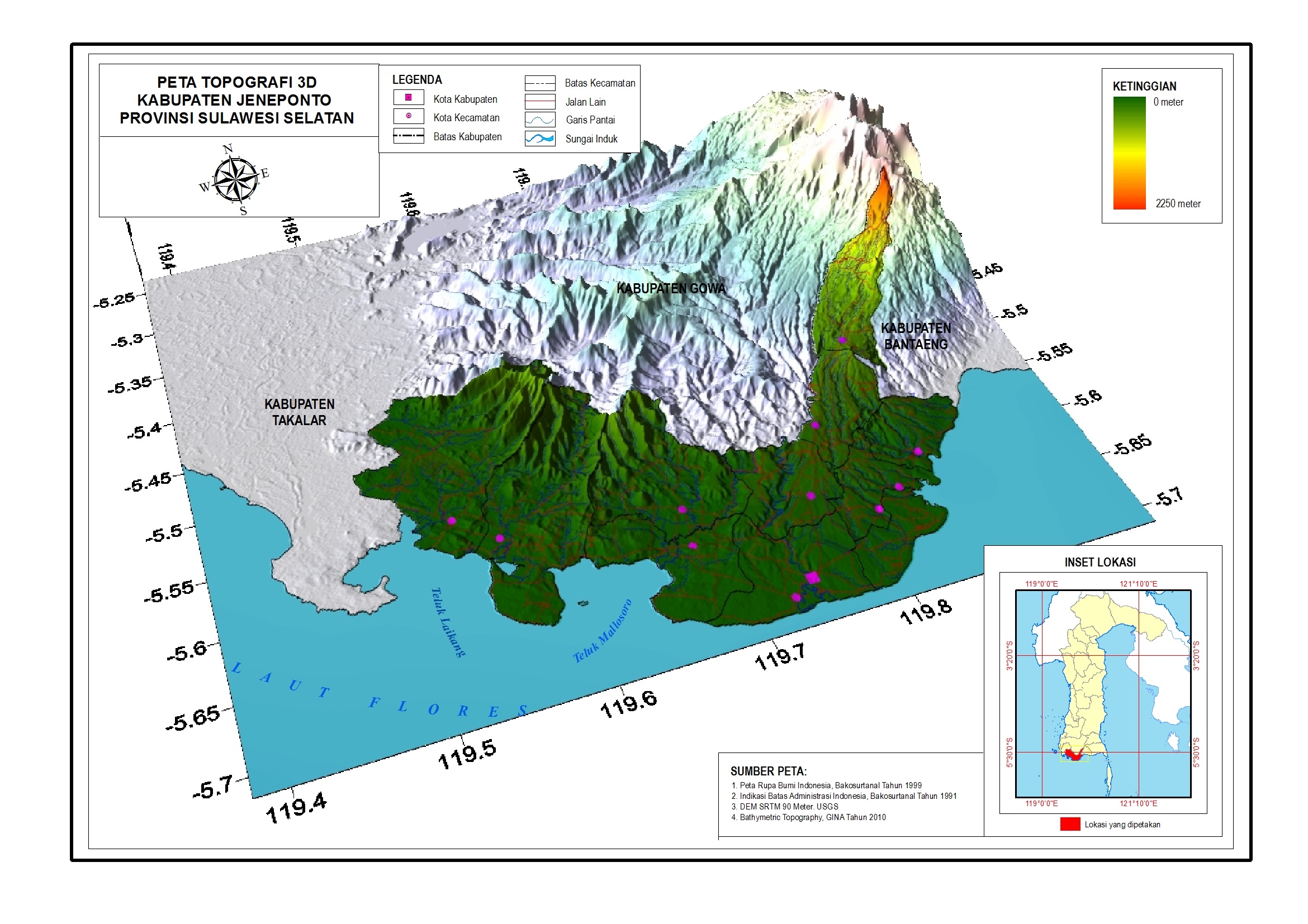 Detail Peta Indonesia 3 Dimensi Nomer 3