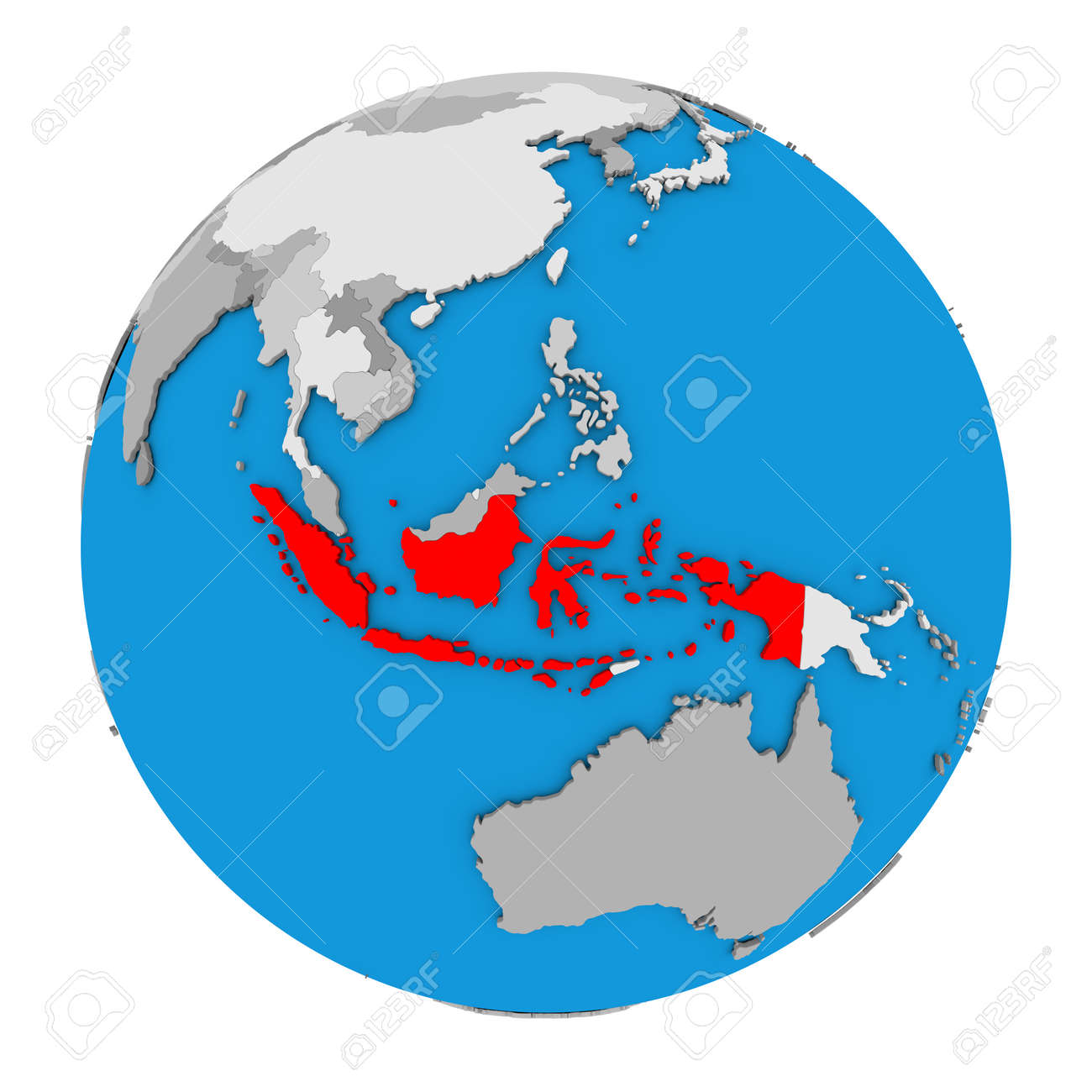 Detail Peta Indonesia Globe Nomer 5