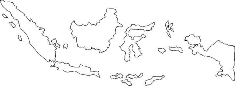 Peta Indonesia Hitam Putih - KibrisPDR
