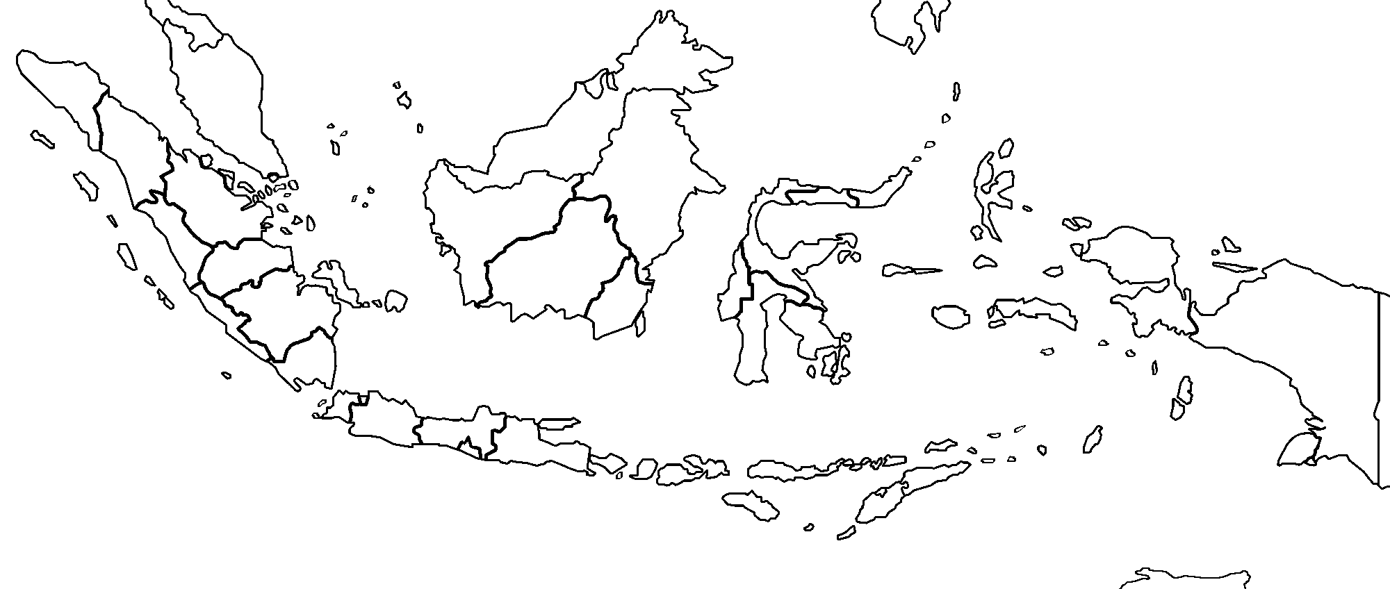 Detail Peta Indonesia Hitam Putih Nomer 55
