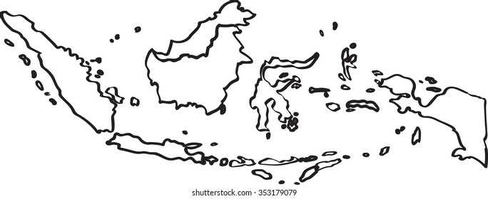 Detail Peta Indonesia Hitam Putih Png Nomer 46
