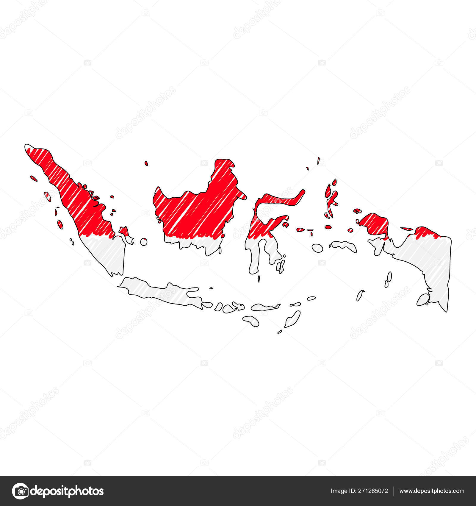 Detail Peta Indonesia Sketsa Nomer 6