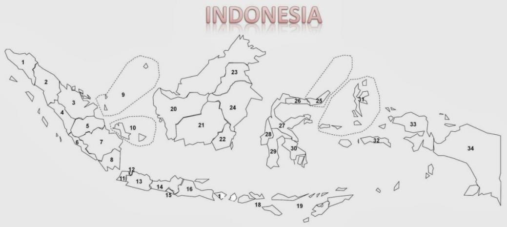 Detail Peta Indonesia Terbaru Gambar Peta Buta 34 Propinsi Indonesia Terbaru Nomer 31