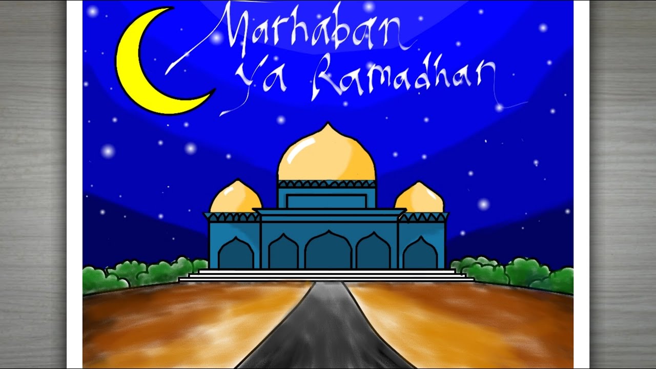 Detail Marhaban Ya Ramadhan Gambar Kartun Masjid Nomer 7