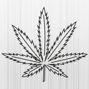 Detail Marijuana Leaf Outline Nomer 12