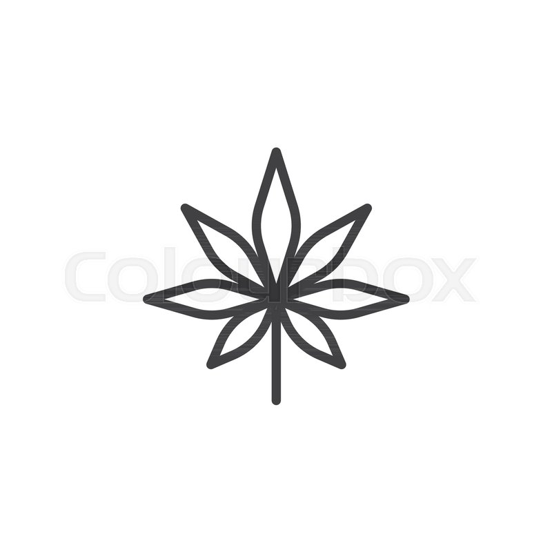 Detail Marijuana Leaf Outline Nomer 37