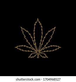 Detail Marijuana Leaf Outline Nomer 39