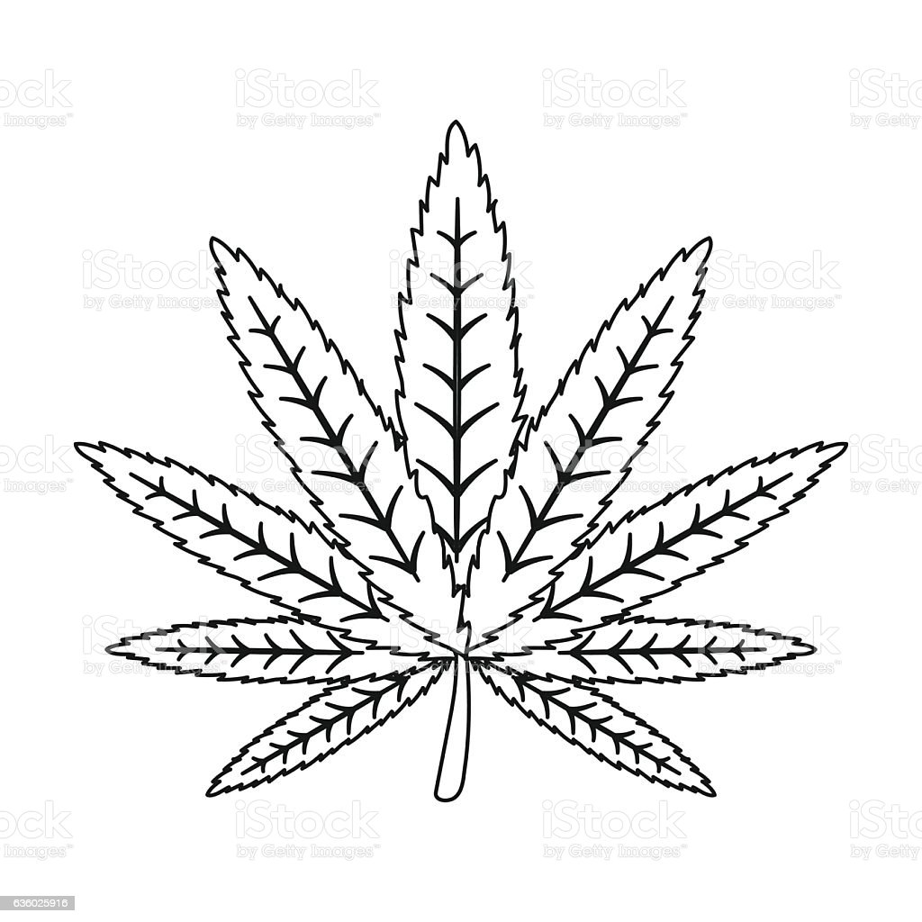 Detail Marijuana Leaf Outline Nomer 43