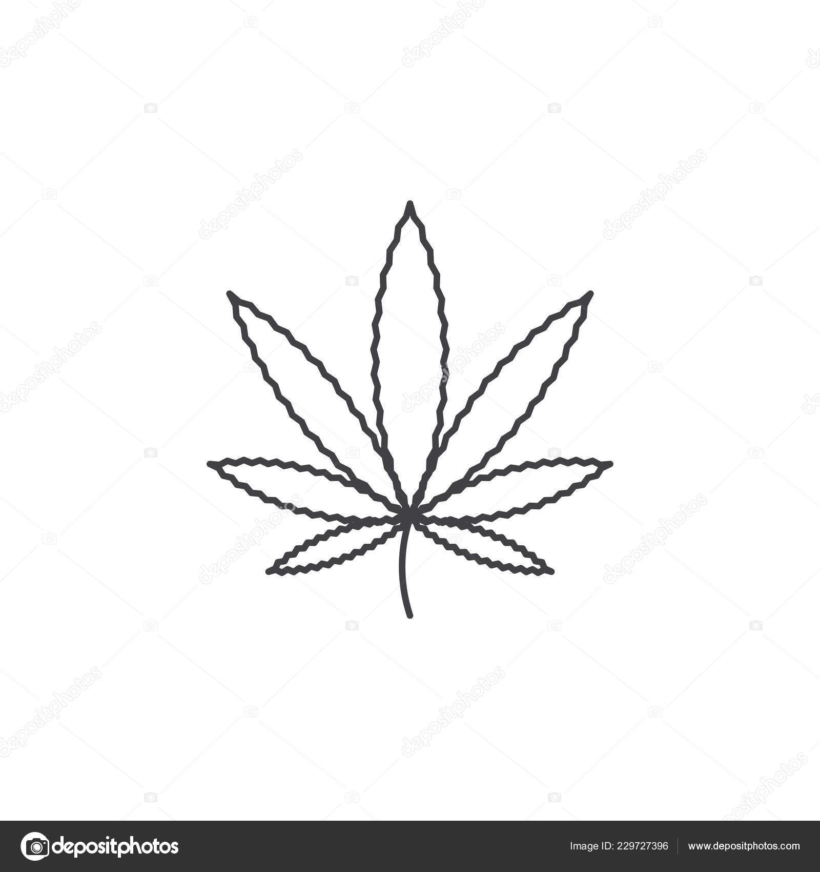 Detail Marijuana Leaf Outline Nomer 44