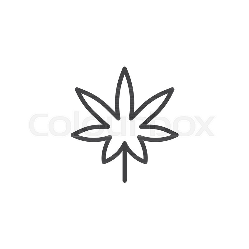 Detail Marijuana Leaf Outline Nomer 48