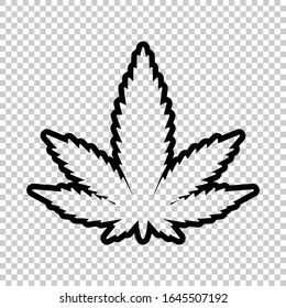 Detail Marijuana Leaf Silhouette Vector Nomer 40