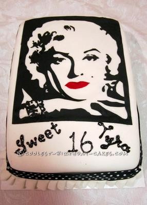 Detail Marilyn Monroe Birthday Cake Photo Nomer 25