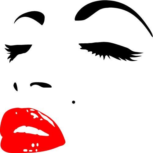 Detail Marilyn Monroe Clip Art Nomer 35