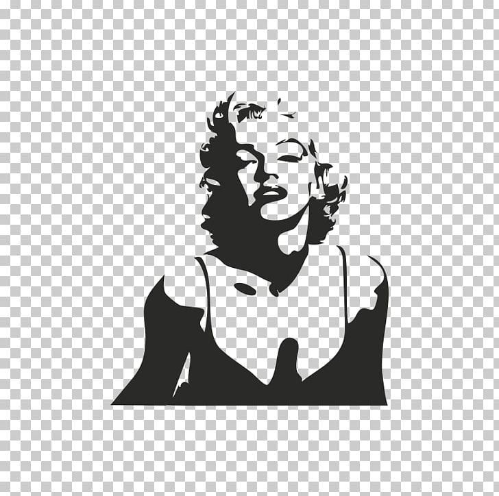 Detail Marilyn Monroe Clipart Black And White Nomer 40