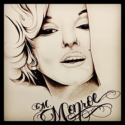 Detail Marilyn Monroe Drawing Pencil Easy Nomer 34