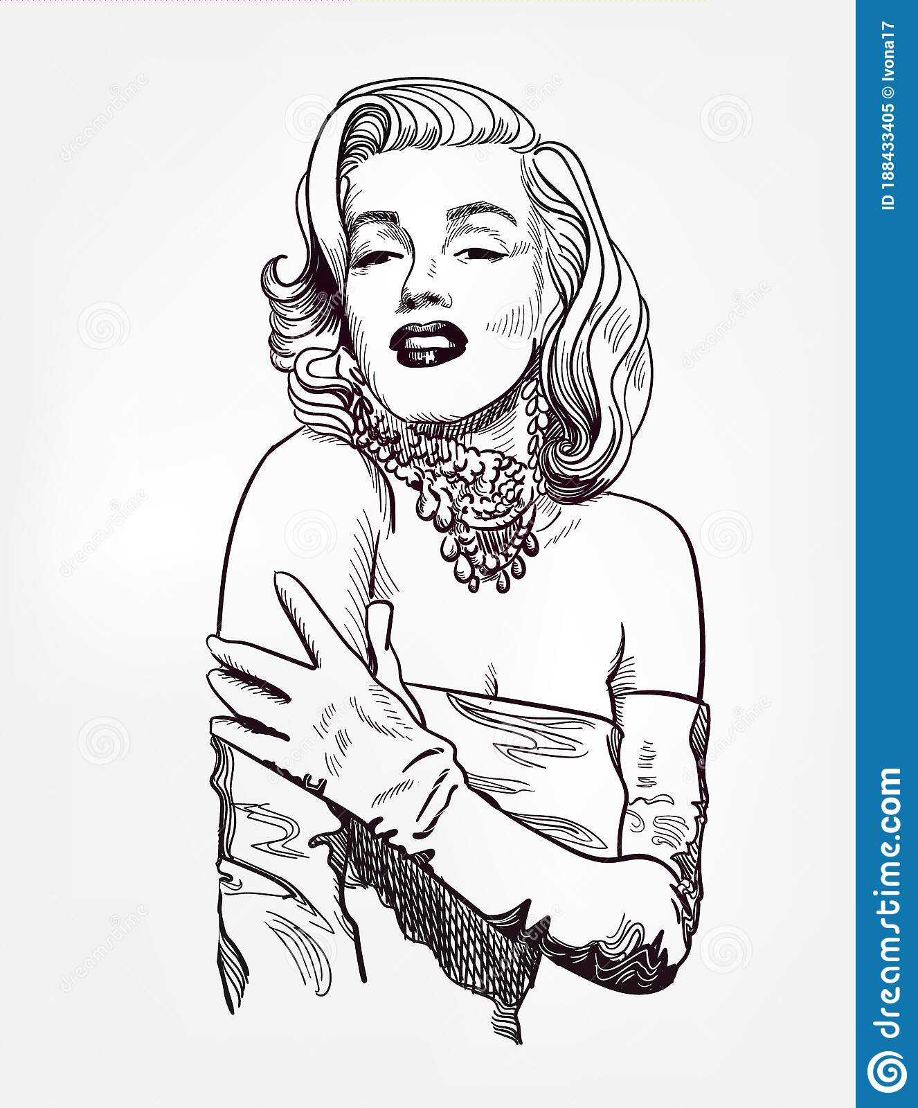 Detail Marilyn Monroe Drawing Pencil Easy Nomer 48