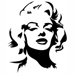Detail Marilyn Monroe Face Silhouette Nomer 2