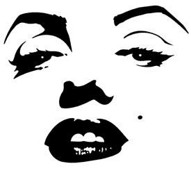 Detail Marilyn Monroe Face Silhouette Nomer 3