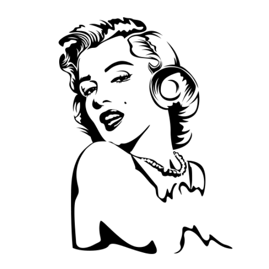 Detail Marilyn Monroe Face Silhouette Nomer 20