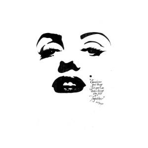 Detail Marilyn Monroe Face Silhouette Nomer 21