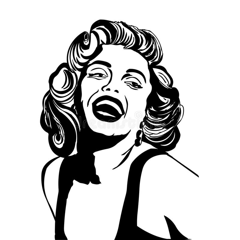 Detail Marilyn Monroe Face Silhouette Nomer 22