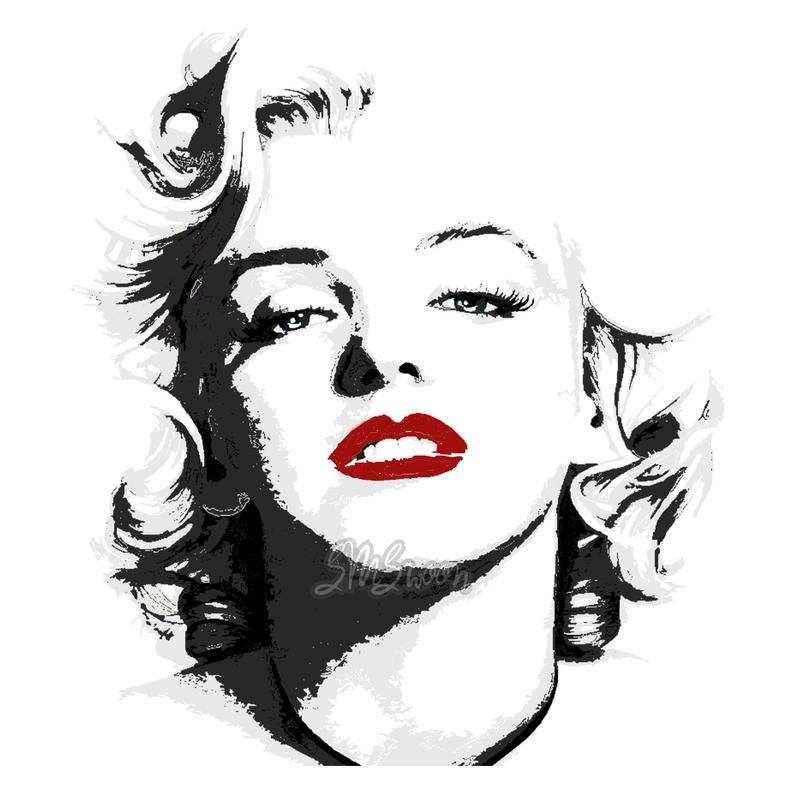 Detail Marilyn Monroe Face Silhouette Nomer 24