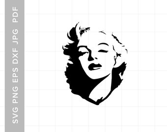 Detail Marilyn Monroe Face Silhouette Nomer 31