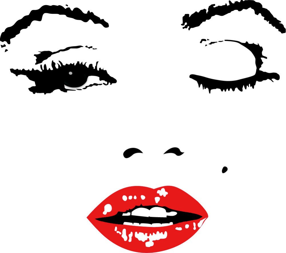 Detail Marilyn Monroe Face Silhouette Nomer 41