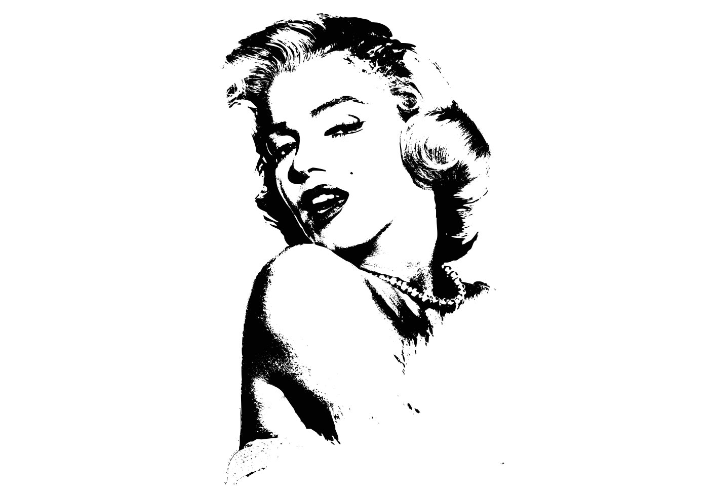 Detail Marilyn Monroe Face Silhouette Nomer 45