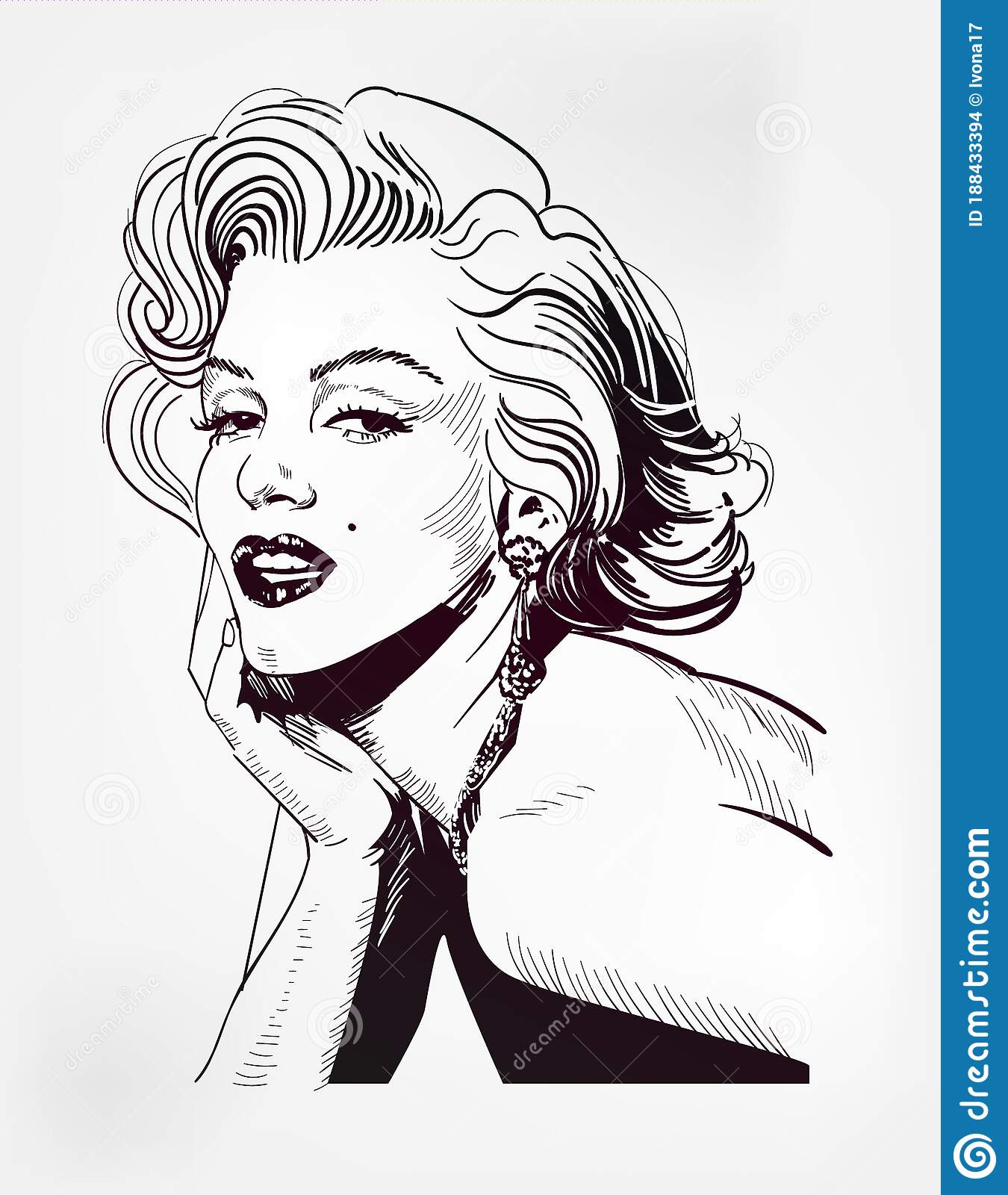 Detail Marilyn Monroe Face Silhouette Nomer 48