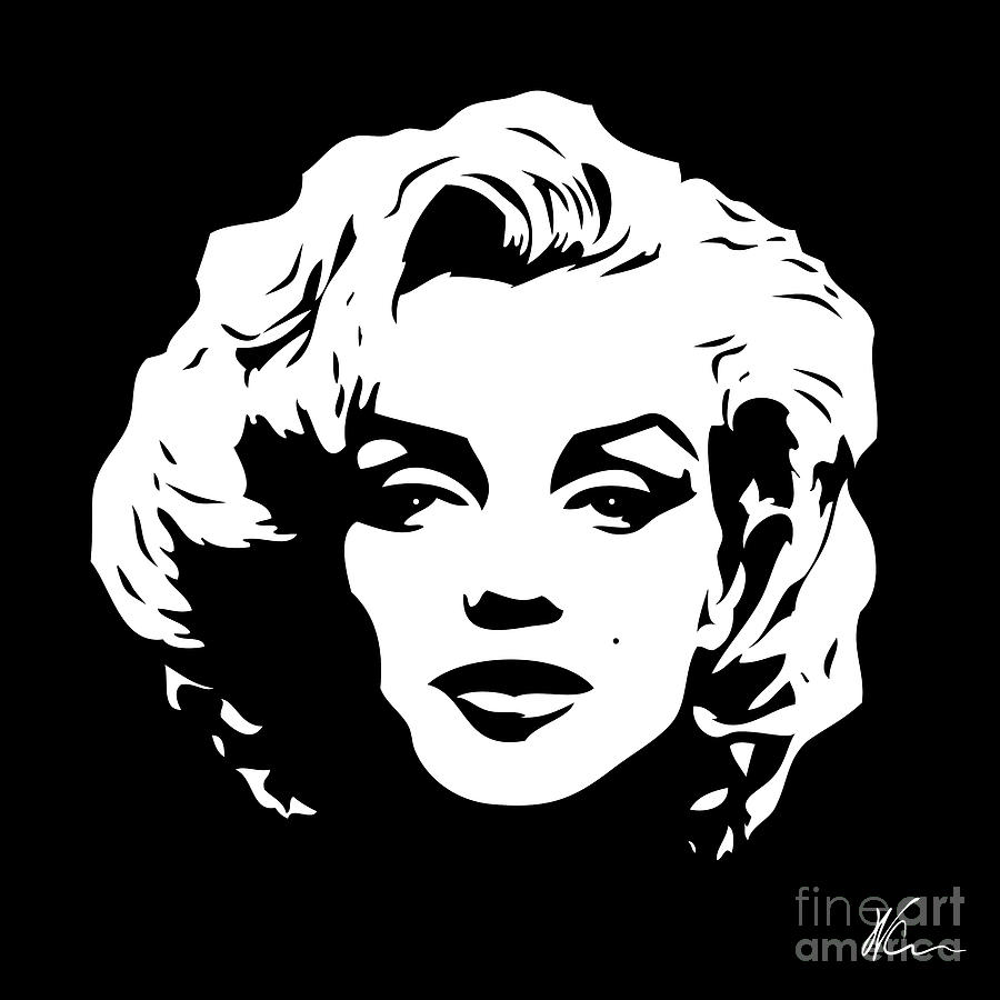 Detail Marilyn Monroe Face Silhouette Nomer 49