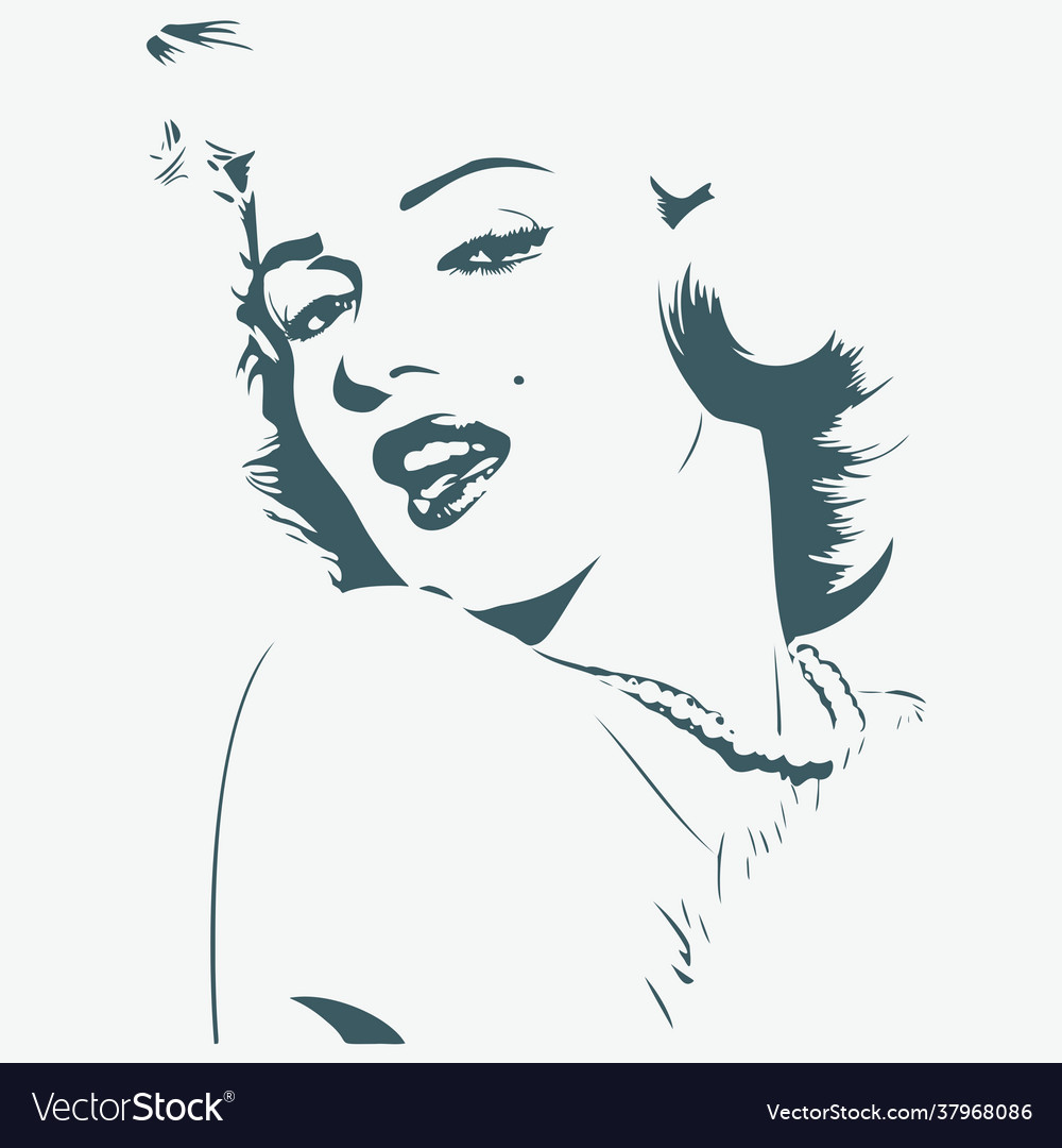 Detail Marilyn Monroe Face Silhouette Nomer 50