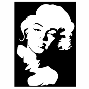 Detail Marilyn Monroe Face Silhouette Nomer 8