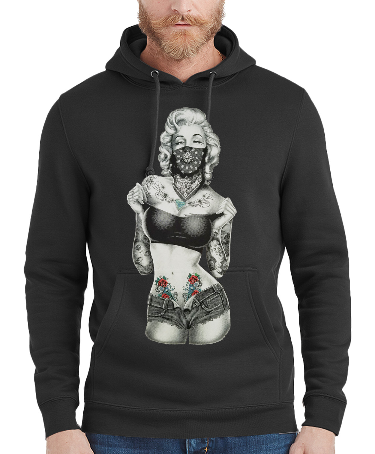 Detail Marilyn Monroe Gangster Hoodie Nomer 15