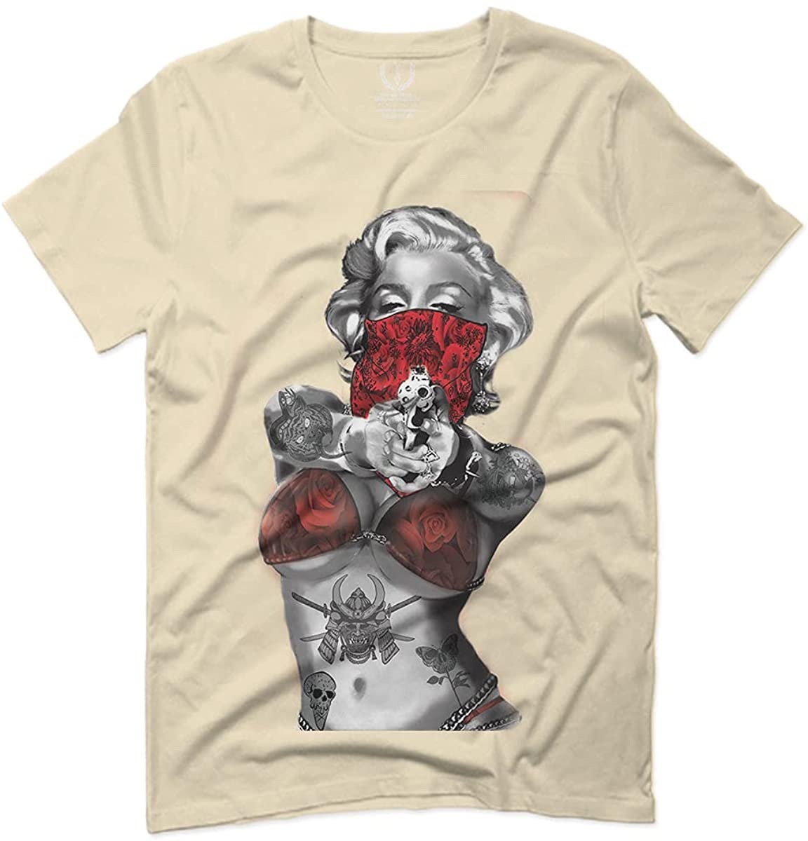 Detail Marilyn Monroe Gangster Shirt Nomer 3