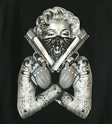 Detail Marilyn Monroe Gangster Shirt Nomer 28