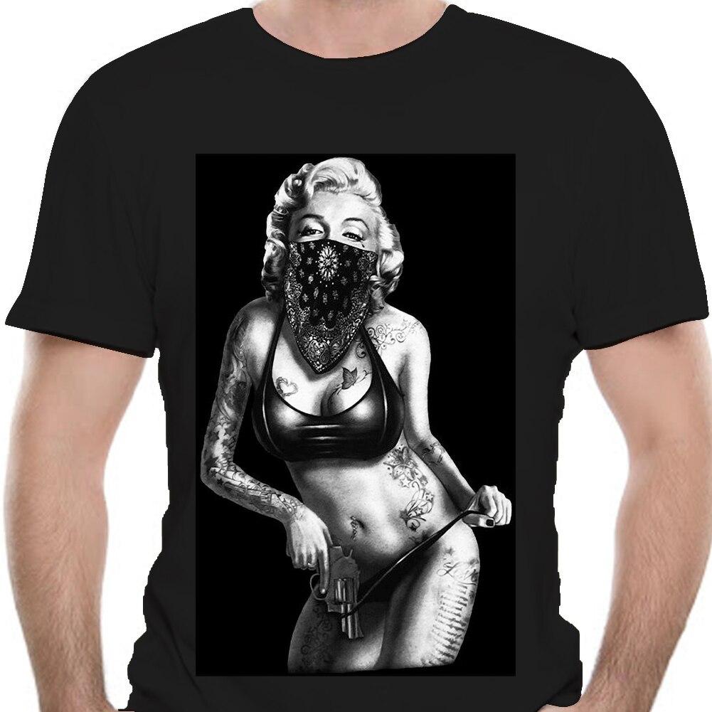 Detail Marilyn Monroe Gangster Shirt Nomer 35