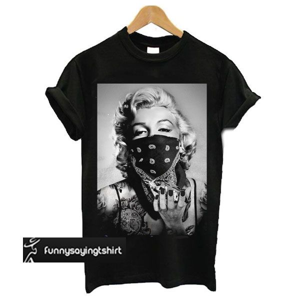 Detail Marilyn Monroe Gangster Shirt Nomer 10