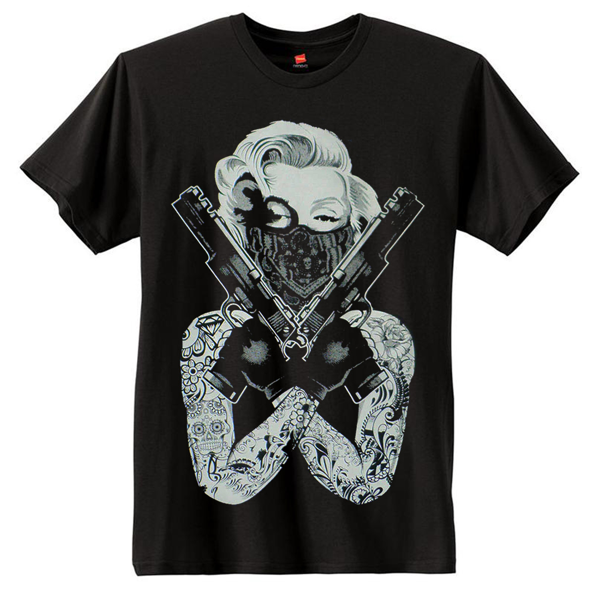 Detail Marilyn Monroe Gangster Shirts Nomer 55