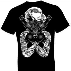 Detail Marilyn Monroe Gangster T Shirt Nomer 55